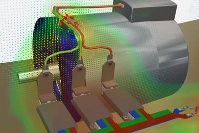 Electric car lithium battery pack and power connections