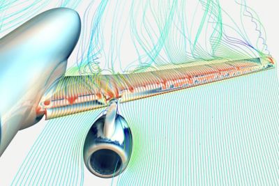 Fluids - Commercial Aircraft Fluent Simulation