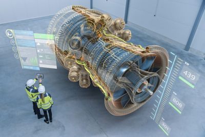 Digital twin of a gas turbine