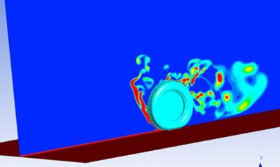 阿波罗轮胎公司采用ANSYS Fluent计算流体动力学(CFD)分析方法，模拟水通过汽车轮胎的流动情况。这预测了升力和打滑速度，改善了湿抓设计。