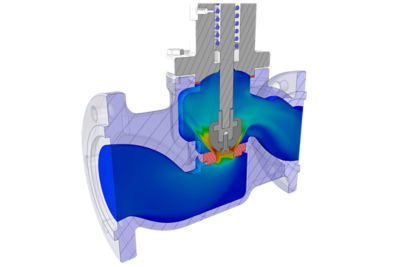 Fluid analysis simulation using Ansys Discovery