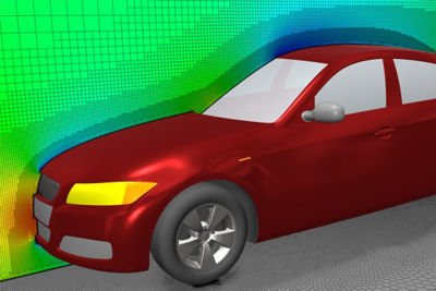 Car meshing simulation using Ansys Mosaic Meshing