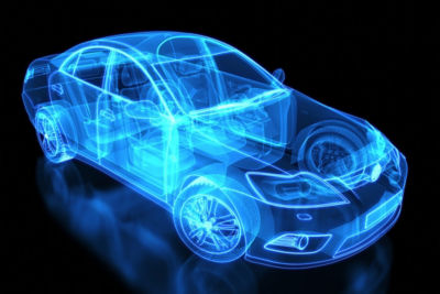 Image of a car simulation