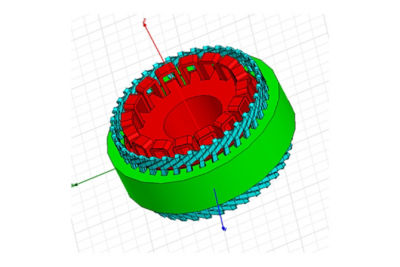 Electric motor design using system-level structural simulation