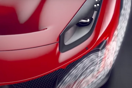 Ferrari Improves GT Aerodynamics Using Ansys Fluent