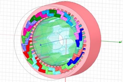 Ansys Maxwell电机专用设计界面