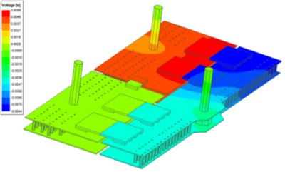 The A-phi solver in Ansys Maxwell provides transient multi-conduction path simulation capability