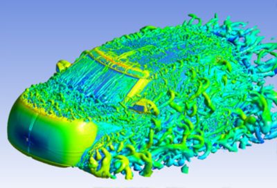 automotive noise simulation from Ansys