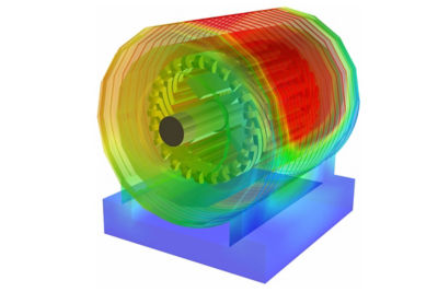 Simulation of an electric motor using Ansys Mechanical