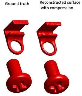 Artificial intelligence compression on a screw and bracket