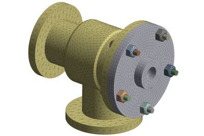 Mechanical六面体和四面体网格