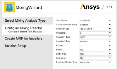 Mixing wizard interface