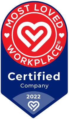 Most Loved Workplaces certification badge