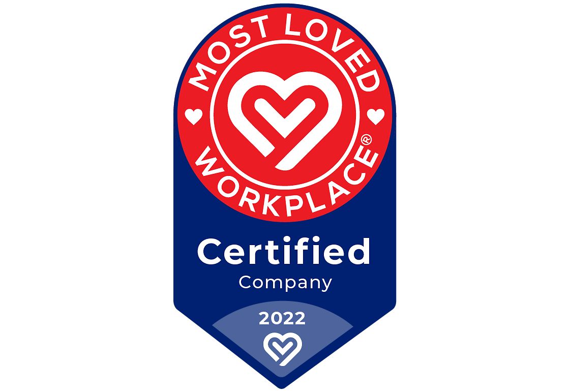 Most Loved Workplaces certification badge