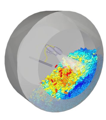 Pharmaceutical tablet coating simulation using Ansys Rocky and Ansys Fluent 