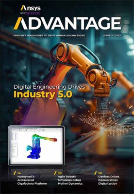 Ansys Advantage magazine cover