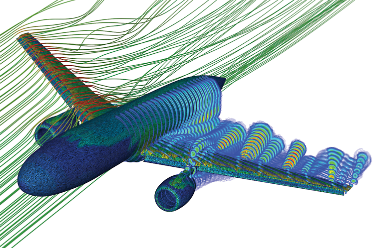 Ansys Fluent simulation of an external aerodynamics study of a commercial aircraft.| Become a Mechanical Desing Engineer