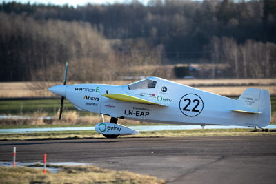 The Nordic Air Racing Team electric plane