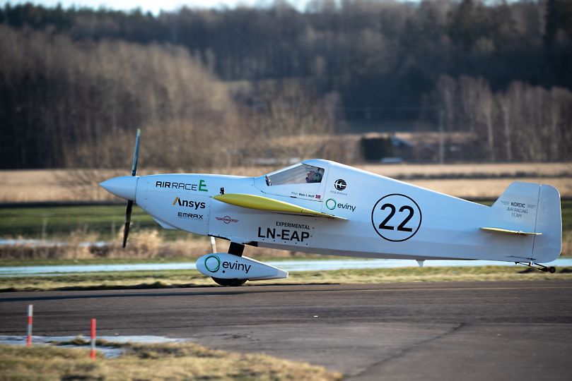The Nordic Air Racing Team electric plane The Nordic Air Racing Team electric plane