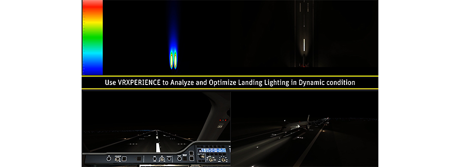 Analysis and optimization of aircraft landing lights using Ansys VRXPERIENCE