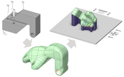 Case Study: Design for Metal Additive Manufacturing  Part 2: Topology Optimization and Build Preparation