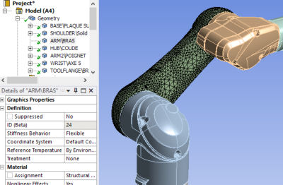 Ansys Motion interface