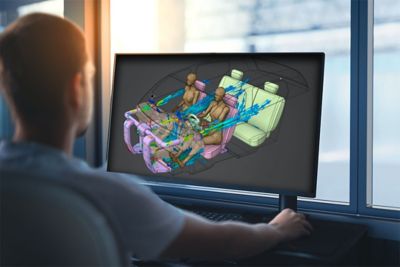 Ansys Discovery Cloud Burst simulation