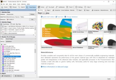 Ansys material universe