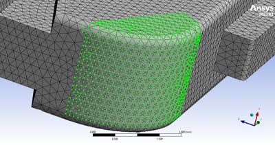 ansys meshing drop test