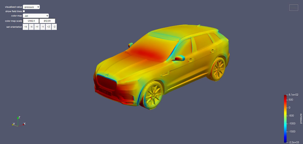 The Ansys SimAI interface is user-friendly and enables rapid performance prediction