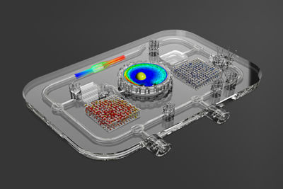 Simulation shown in the creation of Antleron's bioreactor. 