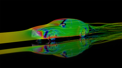 Automotive CFD Car Fluent