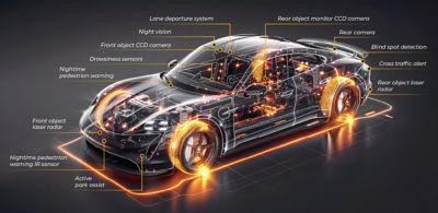 autonomous sensors location on autonomous car