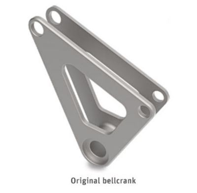 Bellcrank designed using Ansys Topology Optimization