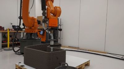 3D-printed cement mortar