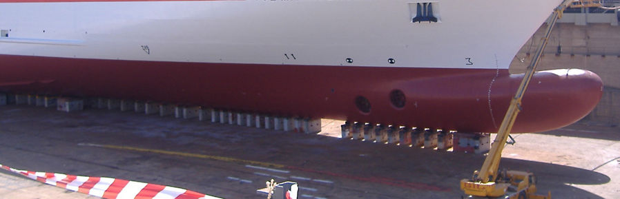 Large ships at Navantia generally require up to 350 docking supports