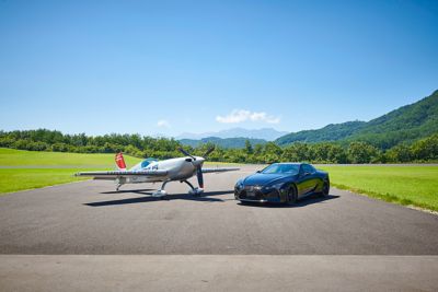 Car and plane