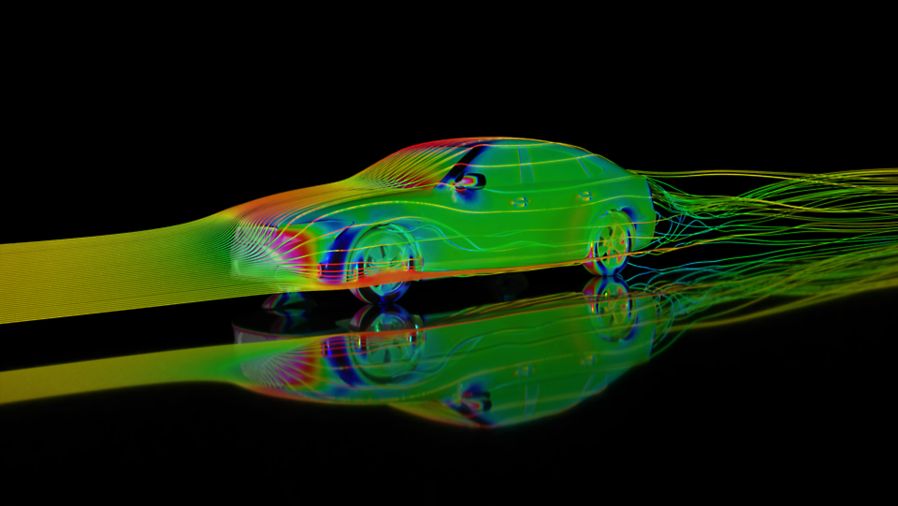 Automotive external aerodynamics simulations can be sped up by running completely on GPUs