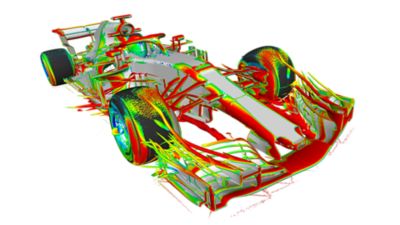 car vortex simulation