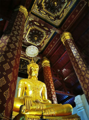 Ceiling of Wat Na Phramen