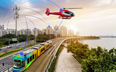 helicopter and train image