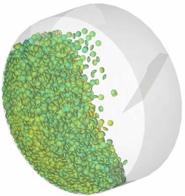 药物片剂包衣过程的CFD-DEM模拟