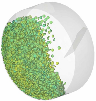 CFD–DEM simulation of pharmaceutical tablets being coated