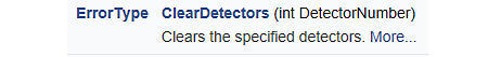 In ZOS-API, you can use a function to clear the detectors before running a raytrace