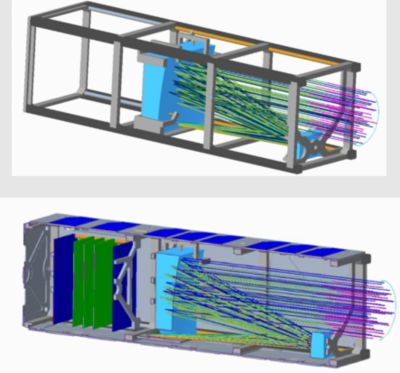 Completed opto-mechanical design