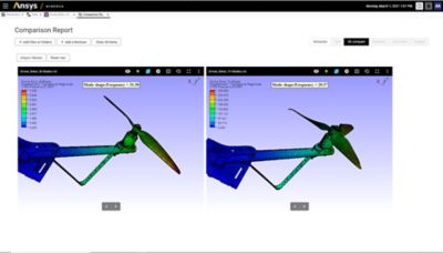 Ansys Minerva Comparison Report