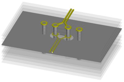 Differential Via Optimization with Ansys HFSS 3D Layout and Ansys optiSLang