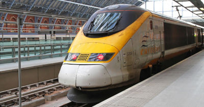 Photo of a Eurostar train