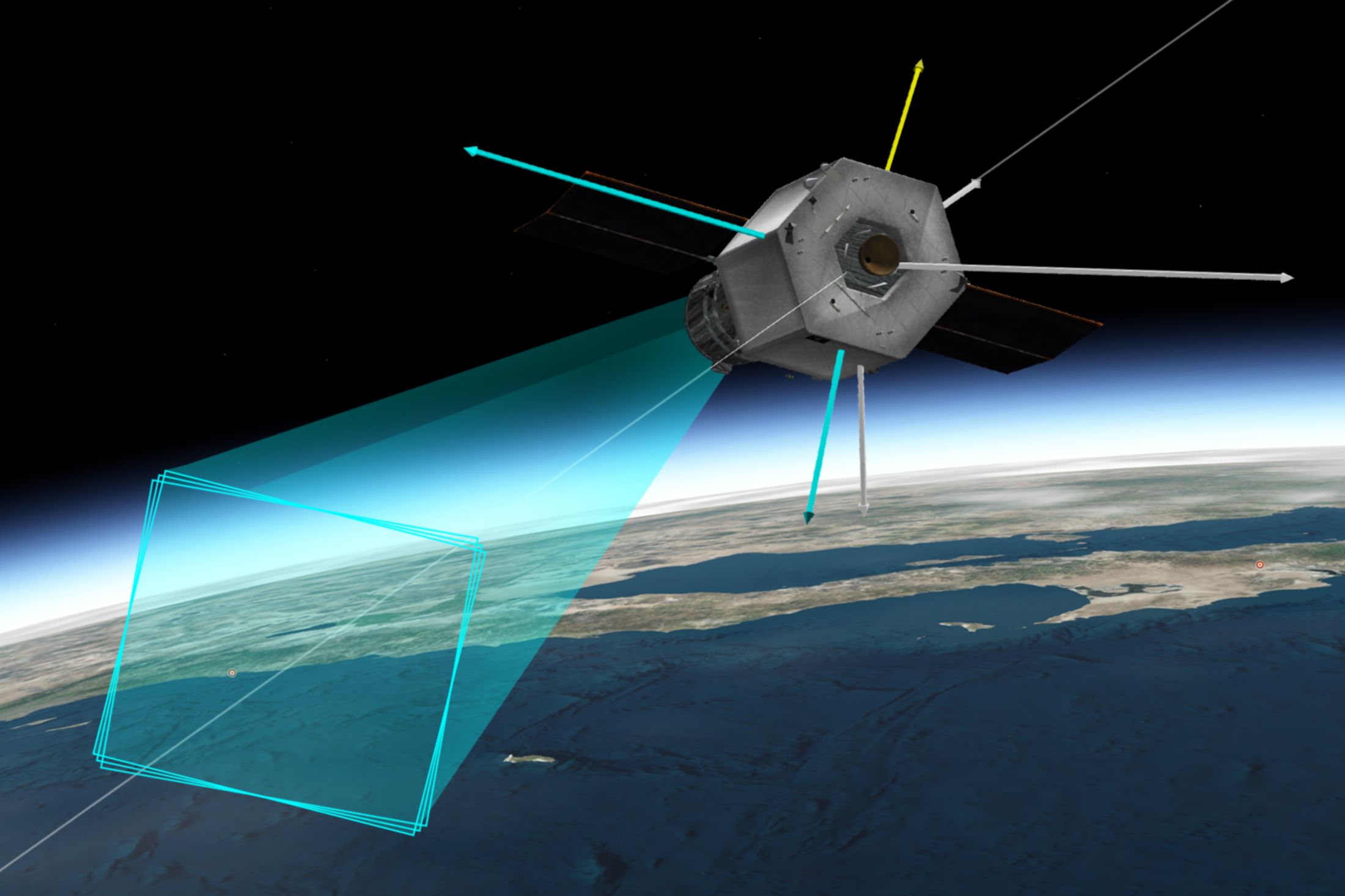 A rover on a rocky surface.