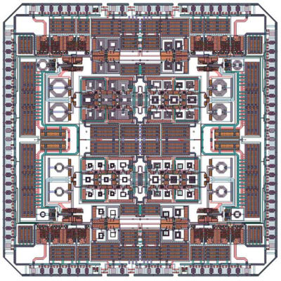 A 5G radio frequency integrated circuit (RFIC)